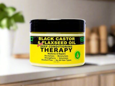 ECO Style Black Castor & Flaxseed Deep Conditioning Therapy 12oz Sale