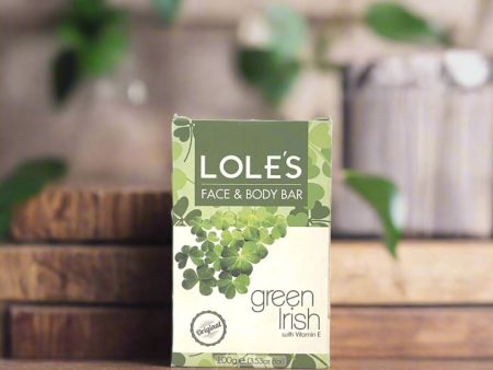 LOLES Premium Natural Bar Soap 100 g Green Irish Hot on Sale