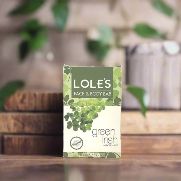 LOLES Premium Natural Bar Soap 100 g Green Irish Hot on Sale