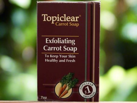 Topiclear exfoliating Carrot Soap 7 oz Discount