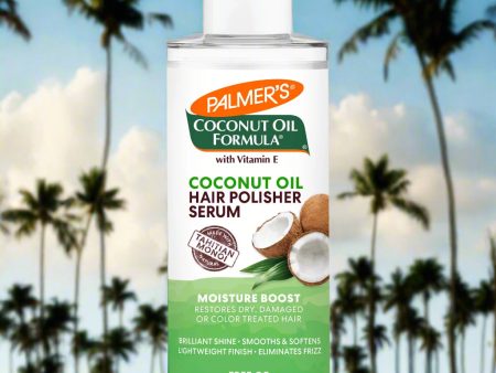 Palmer s Coconut Oil Formula Hair Polisher Serum, 6 fl. oz. Supply