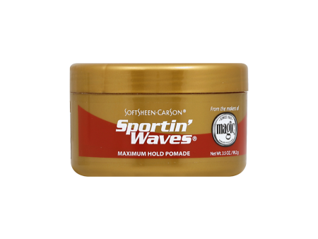 Sportin Waves Pomade Maximum Hold 3.5 oz Gold For Discount