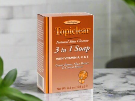 Topiclear Natural Skin Cleanser 3-in-1 Soap 4.5 oz For Discount