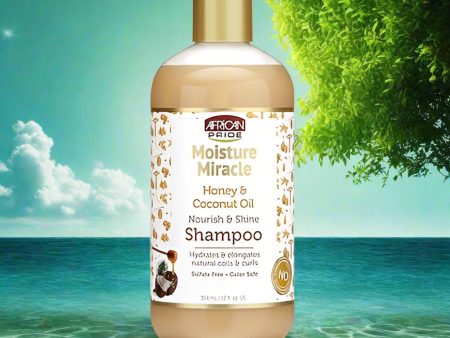 African Pride Moisture Miracle Honey & Coconut Oil Shampoo 12oz Online Sale