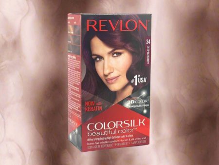 Revlon ColorSilk Hair Color, [34] Deep Burgundy 1 For Cheap