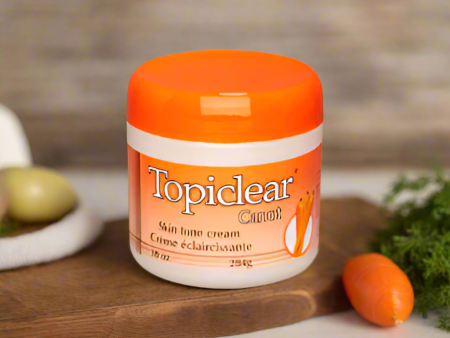 Topiclear Carrot Skin Tone Cream Jar 10oz Online Sale