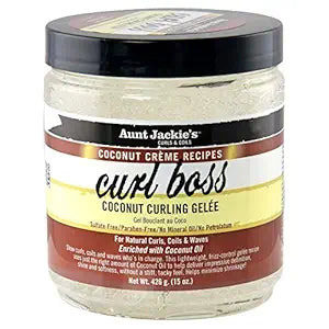 Aunt Jackies Coconut Crème Curl Boss Curling Gelee 15 oz Hot on Sale