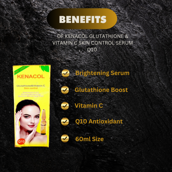 Kenacol Glutathione & Vitamin C Skin Control Serum Q10 60ml Online