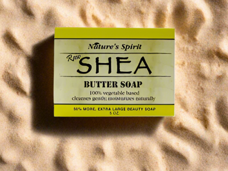 Nature s Spirit Raw Shea Butter Soap Bar 5 oz Online