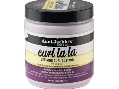 Aunt Jackies Curl La La Curl Custard 15 oz Online Hot Sale