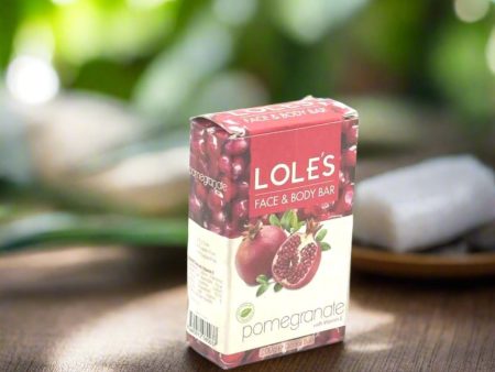 Lole s Face & Body Soap Pomegranate 100g 3.5 oz For Sale