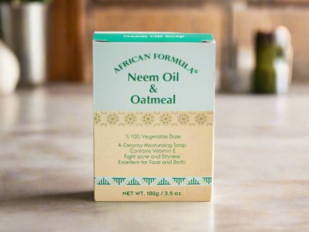 African Formula Neem & Oatmeal Soap 3.5 oz  100g For Cheap