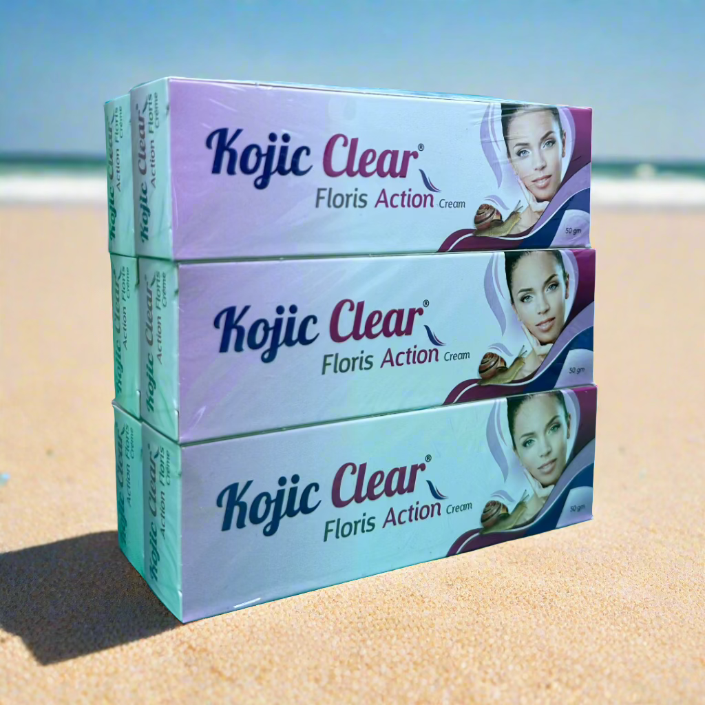 Kojic Clear Floris Action Cream 50g(Pack of 6) Fashion