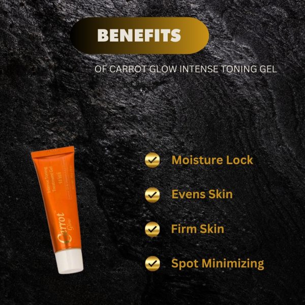 Carrot Glow Intense Toning Gel 1 oz Online now