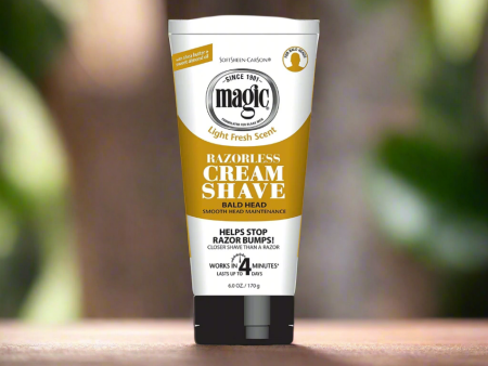 Magic Razorless Cream Shave Smooth 6 oz Online Hot Sale