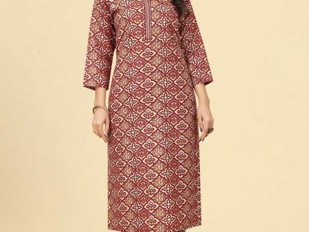 Kalini Ethnic Motif Printed Kurta With Trousers Supply