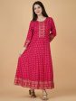 Kalini Ethnic Motifs Checked Anarkali Kurta Hot on Sale