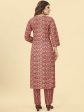 Kalini Ethnic Motif Printed Kurta With Trousers Supply