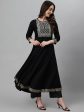 Khushal K Ethnic Motifs Yoke Design Zari Sequined Anarkali Kurta with Palazzos & Dupatta Online Hot Sale