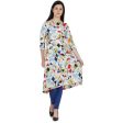 Kanoor Women s Multicolour A line kurti Hot on Sale