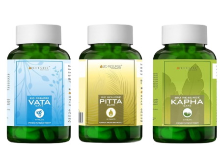 Bio Resurge Life Pitta Vatta Kapha Tablets Combo Online now