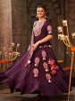 Myra Purple Viscose Rayon Embroidered Designer Navratri Special Lehenga Online Sale