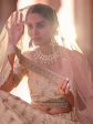 Myra Peach Embroidered Designer Lehenga Choli For Cheap