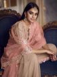 Myra Peach Heavy Embroidered Gharara Suit Supply