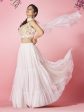 Myra White Georgette Designer Lehenga Online Hot Sale