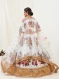 Myra White Floral Print Embroidered Designer Lehenga on Sale