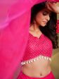 Myra Pink Soft Net Embroidered Designer Lehenga Hot on Sale