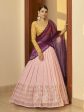 Myra Multicolour Georgette Mukaish Work Designer Lehenga Supply