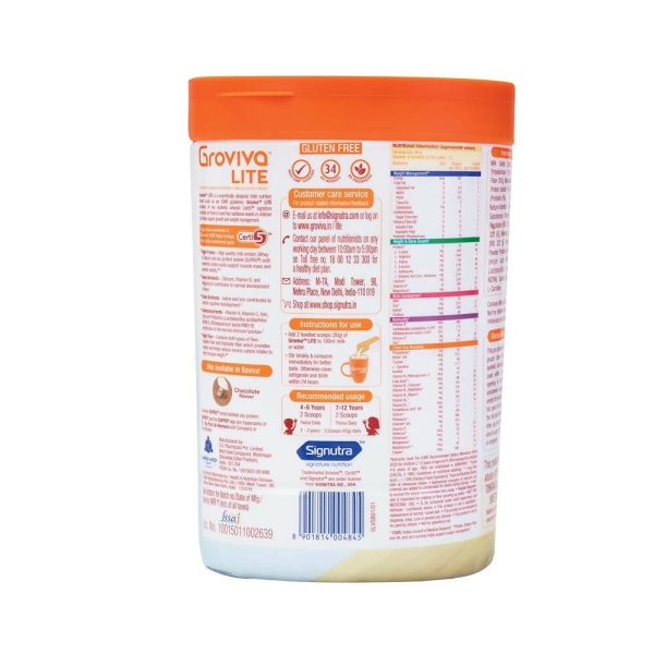 Groviva Lite Child Nutrition Powder to Manage Growth & Weight on Sale