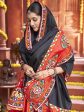 Myra Red Art Silk Gamthi Work Designer Lehenga on Sale