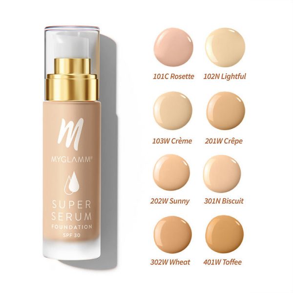 MyGlamm Super Serum Foundation - 103W Crème Online Sale