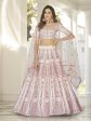 Myra White Heavy Embroidered Designer Lehenga For Cheap