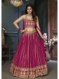 Myra Pink Georgette Embroidered Designer Lehenga For Discount