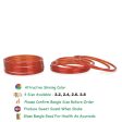 Afast Shining Red Glass Wedding, Party, Daily Use Bangle Set, Set Of 12 Cheap