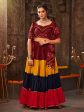 Myra Multicolour Rayon Embroidered Designer Navratri Special Lehenga Online Hot Sale