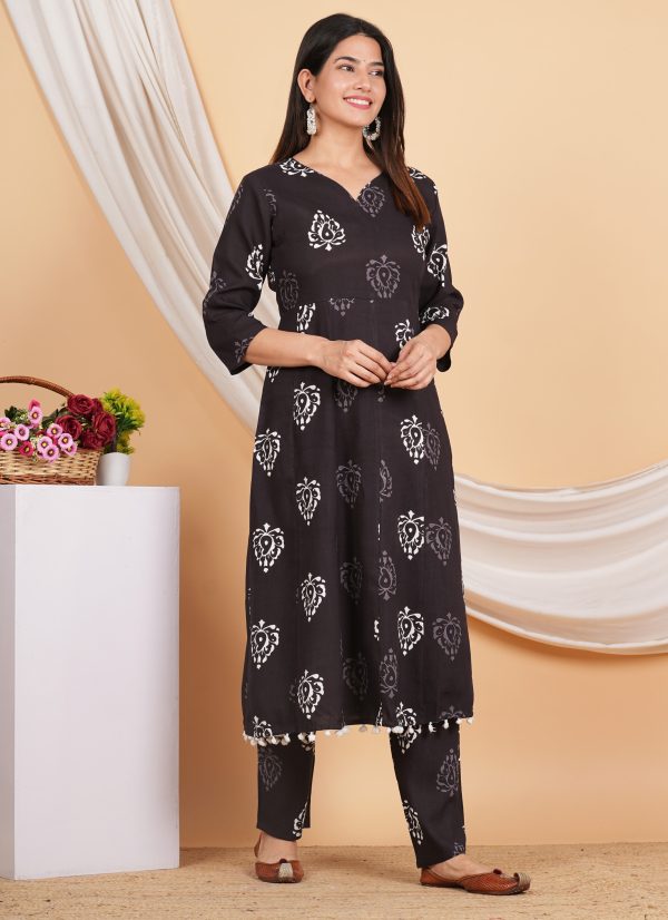 House of RP Wine Rayon Floral Print Kurta, Palazzo & Dupatta Set Fashion