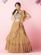 Myra Orange Art Silk Designer Lehenga Supply