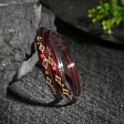 Afast Designer Fancy Party Bangle  Kada Set, Maroon, Glass, Pack Of 8 Fashion