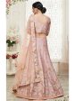 Myra Peach Mulberry Embroidered Lehenga Supply