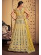 Myra Mustard Soft Net Heavy Embroidered Designer Lehenga Discount