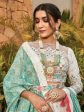 Myra Off White Heavy Embroidered Party Wear Lehenga Hot on Sale