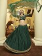 Myra Green Art Silk Embroidered Lehenga For Cheap