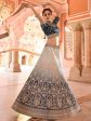 Myra Navy Blue Designer Hand work Lehenga Discount