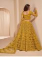 Myra Mustard Yellow Heavy Embroidered Designer Lehenga Online Sale