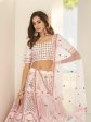 Myra White Heavy Embroidered Designer Lehenga For Cheap