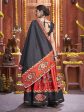 Myra Red Art Silk Gamthi Work Designer Lehenga on Sale